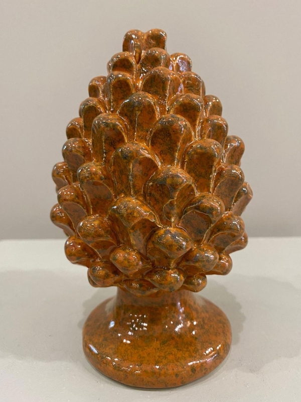 Pigna monocolore arancione mélange