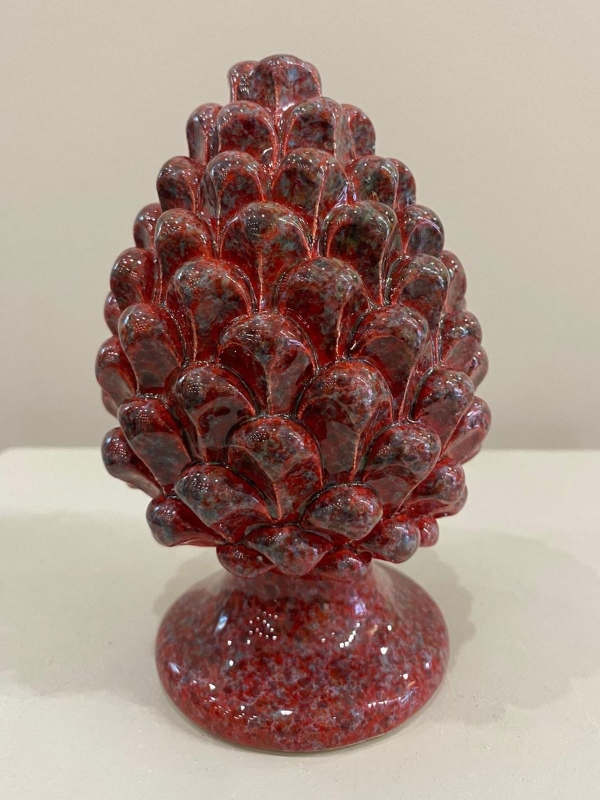 Pigna monocolore rosso mélange